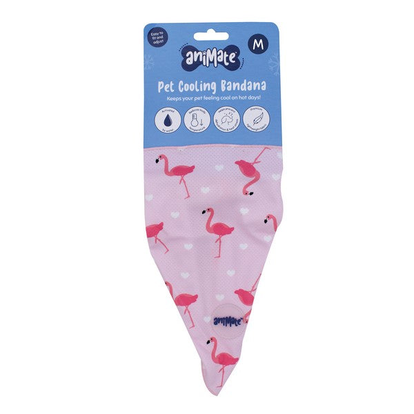 Animate Cooling Bandana Flamingo Medium