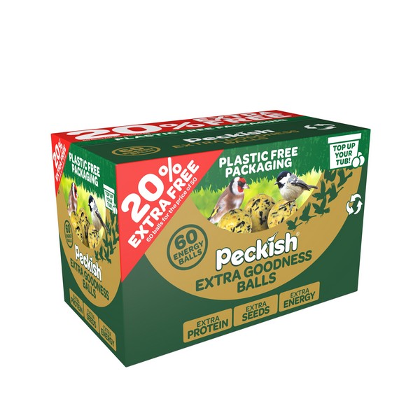 Peckish Extra Goodness Balls 50 Box + 20% XF