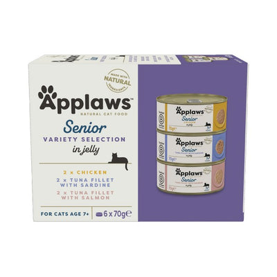 Applaws Cat Tin Multipack (6x70g) Senior Selection