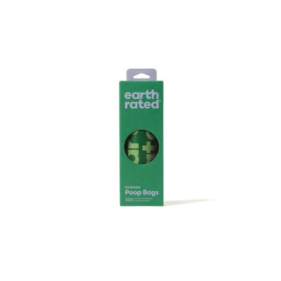 Earth Rated Poop Bags 300 Lavender Scented on Single Roll