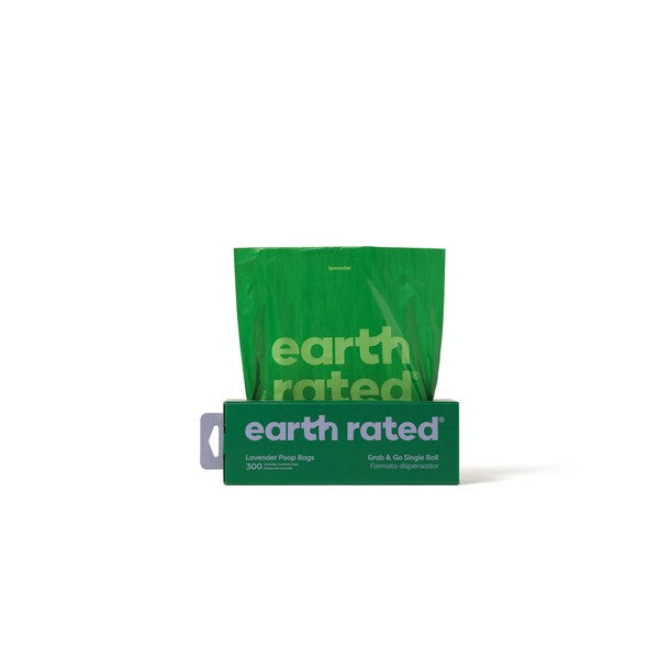 Earth Rated Poop Bags 300 Lavender Scented on Single Roll