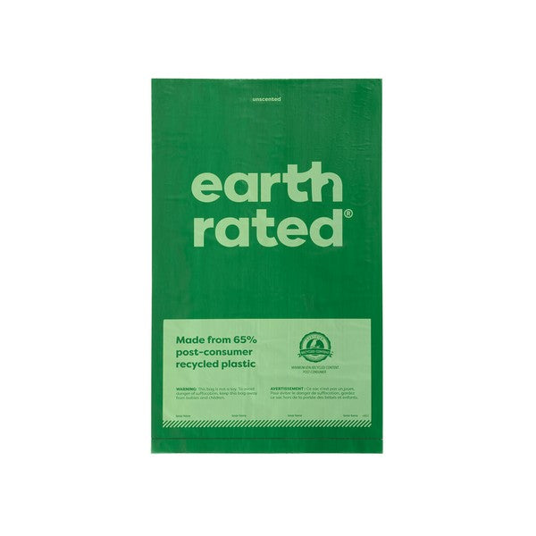 Earth Rated Poop Bags 120 Bags on 8 Refill Rolls Unscented