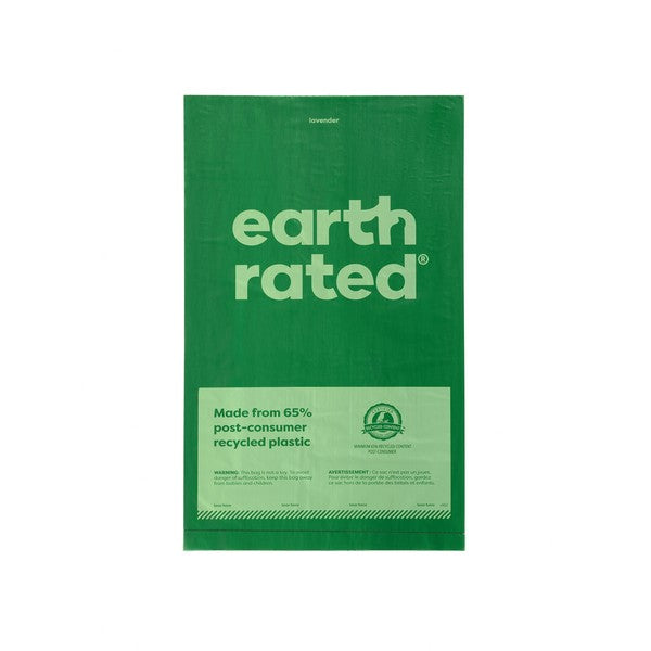 Earth Rated Poop Bags 300 Bags on a Large Single Roll Unscented