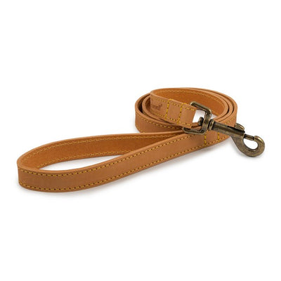 Ancol Timberwolf Leather Lead Mustard 1mx19mm