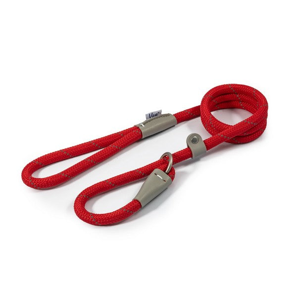 Ancol Viva Rope Slip Reflective Red 1.5mx12mm