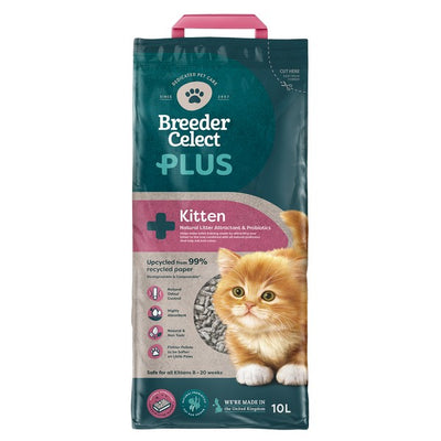 Breeder Celect PLUS Kitten Paper Cat Litter 10L