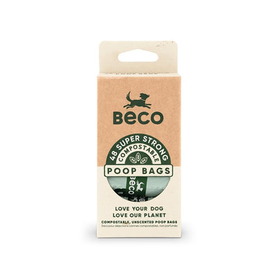 Beco Compostable Poop Bags Unscented 48 Pack