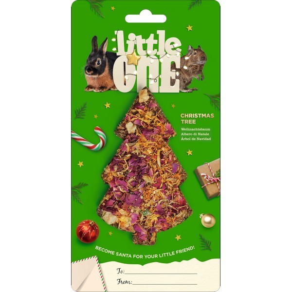 Little One Christmas tree. Treat-toy for all small mammals, 65g