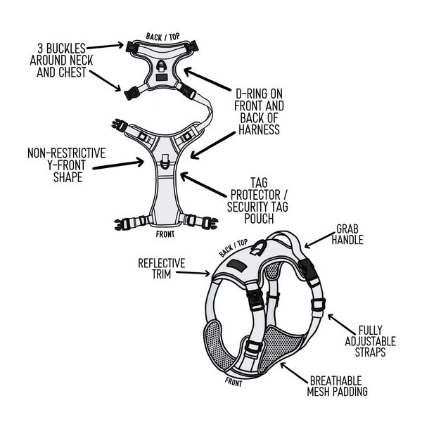 Twiggy Tags Adventure Harness