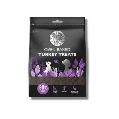 Nutriment Leo & Wolf Oven Baked Turkey Treats for Dogs & Cats 100g