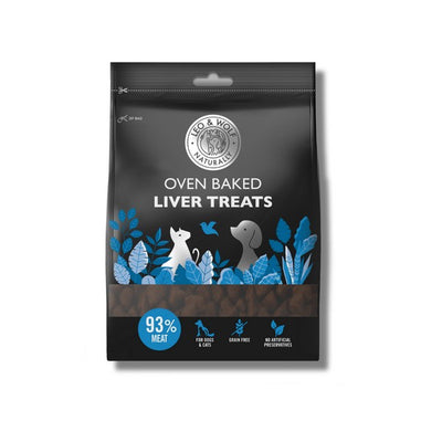 Nutriment Leo & Wolf Oven Baked Liver Treats for Dogs & Cats 100g