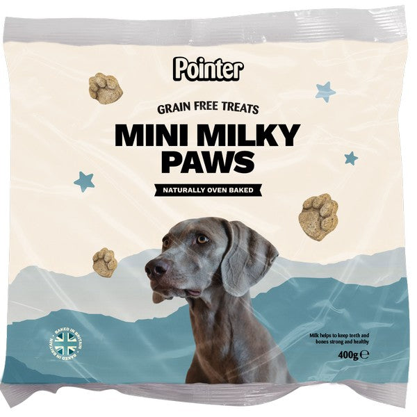 Pointer Grain Free Mini Milky Paws 400g