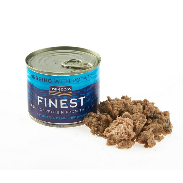 Fish4Dogs Finest Herring With Potato 185g