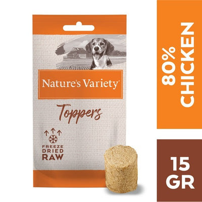 Natures Variety Freeze Dried Toppers Adult Chicken 15g