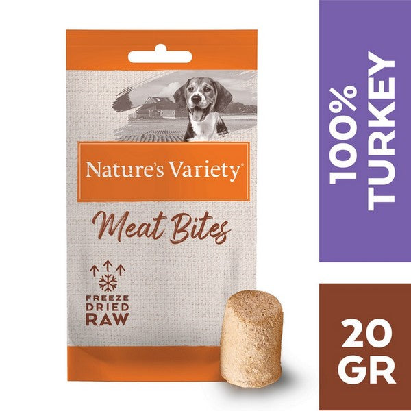 Natures Variety Freeze Dried Bites Turkey 20g