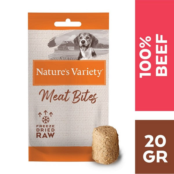 Natures Variety Freeze Dried Bites Beef 20g