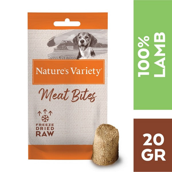 Natures Variety Freeze Dried Bites Lamb 20g