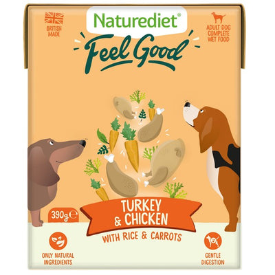 Naturediet Feel Good Turkey & Chicken 390g