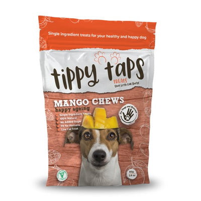 Tippy Taps Treats Mango Chews 80g