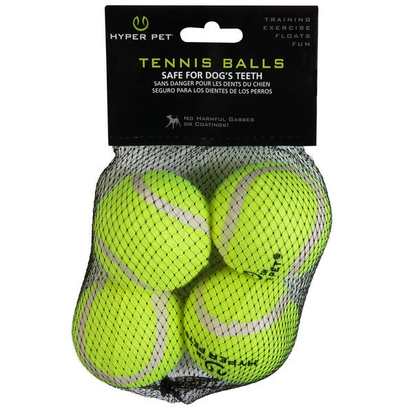 Hyper Pet Tennis Balls 4pack Green