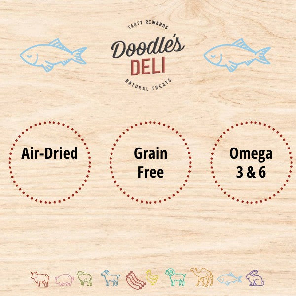 Doodles Deli Air Dried Cat Fish Skin 1kg