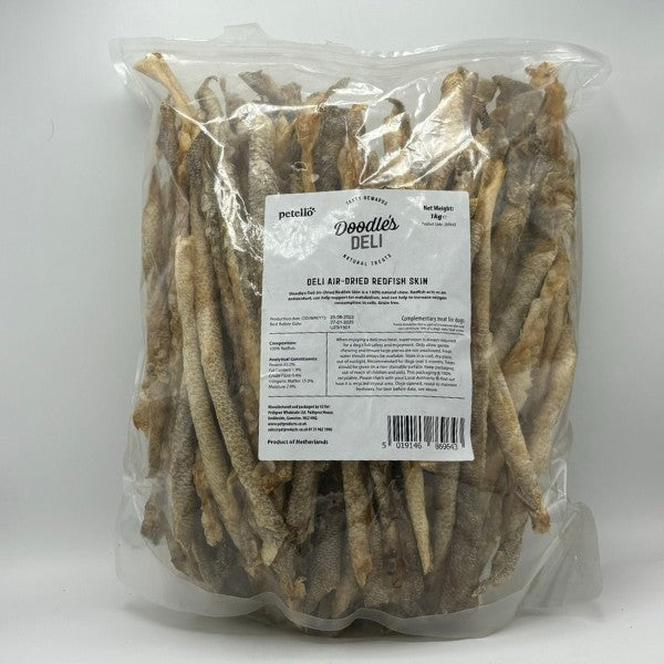 Doodles Deli Air Dried Redfish Skin 1kg