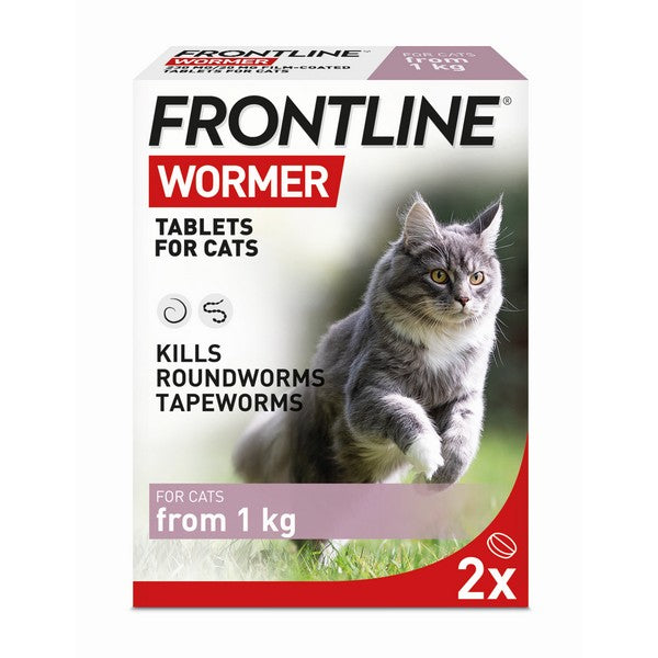 Frontline Wormer Tablets for Cats Two Packs