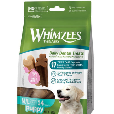 Whimzees Puppy Value Pack M/L 14 Pack