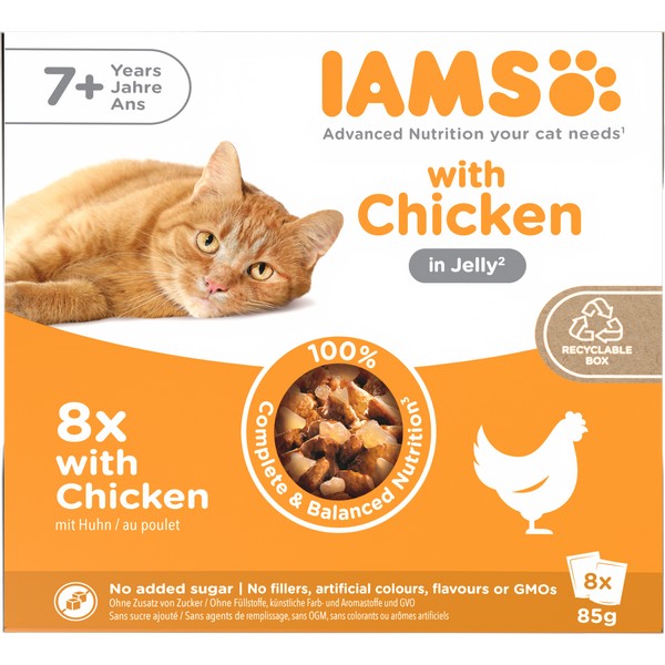 Iams Senior in Jelly 8pk (8 x 85G)