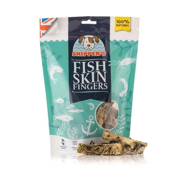 Skippers Dried 100% Cod Skin Jerky Fingers 250g