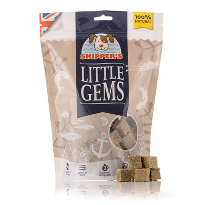 Skippers Little Gems Air-Dried 100% Cod Skin Training Treats 250g