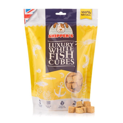 Skippers Luxury 100% White Cod Training Cubes 250g