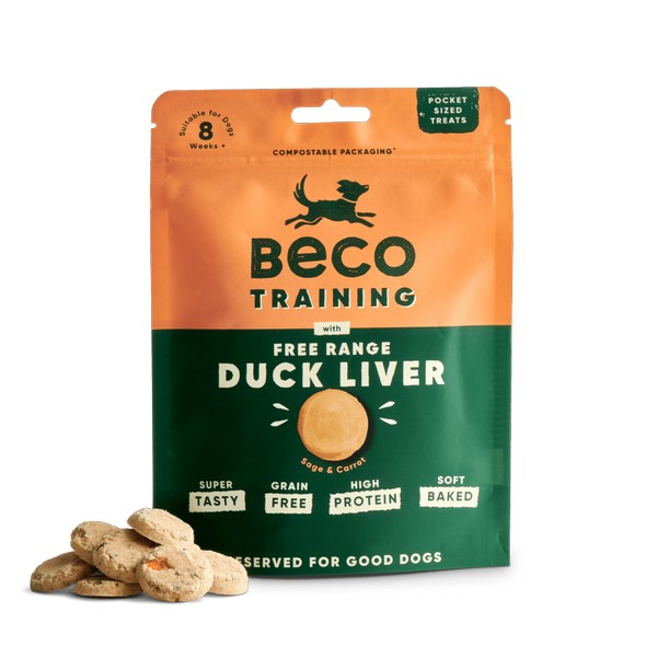 Beco Dog Treats Free Range Duck Liver 60g