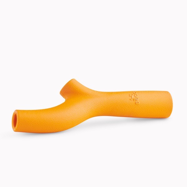 Beco Natural Rubber Super Stick Dog Toy Orange