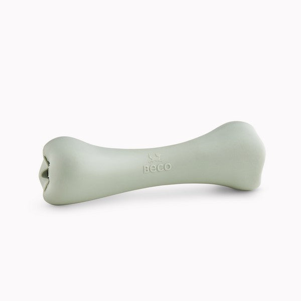 Beco Natural Rubber Chew Bone Green