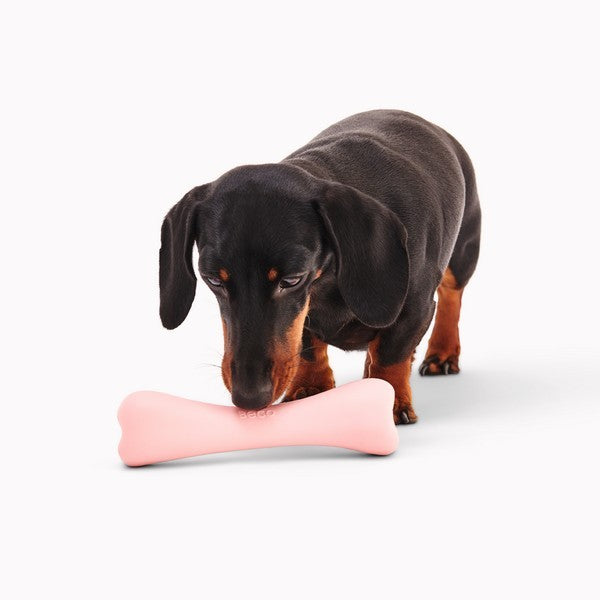 Beco Natural Rubber Chew Bone Pink