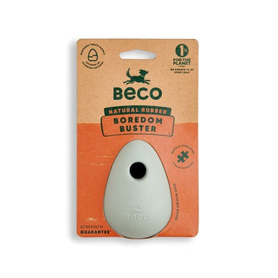 Beco Natural Rubber Enrichment Toy Green