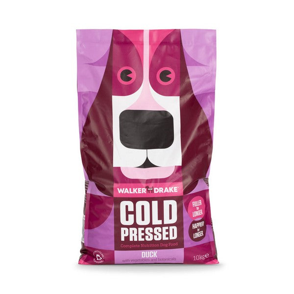 Walker and Drake - All Life Stages Cold Pressed Complete Dog Food, Duck, 10kg