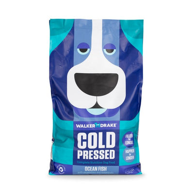 Walker and Drake - All Life Stages Cold Pressed Complete Dog Food, Ocean Fish, 10kg