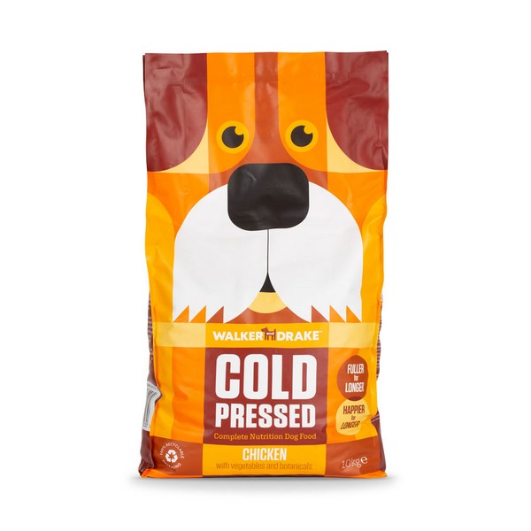 Walker and Drake-  All Life Stages Cold Pressed Complete Dog Food, Chicken, 10kg