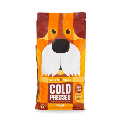 Walker and Drake - All Life Stages Cold Pressed Complete Dog Food, Chicken, 2kg