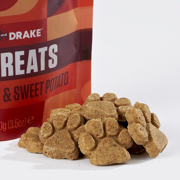 Walker and Drake- Beef with Gravy & Sweet Potato, 100g Dog Treats