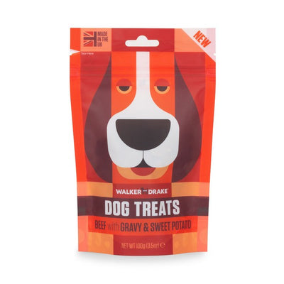 Walker and Drake- Beef with Gravy & Sweet Potato, 100g Dog Treats