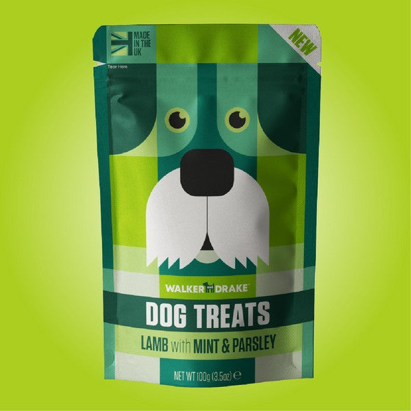 Walker and Drake - Lamb with Mint & Parsley, 100g Dog Treats