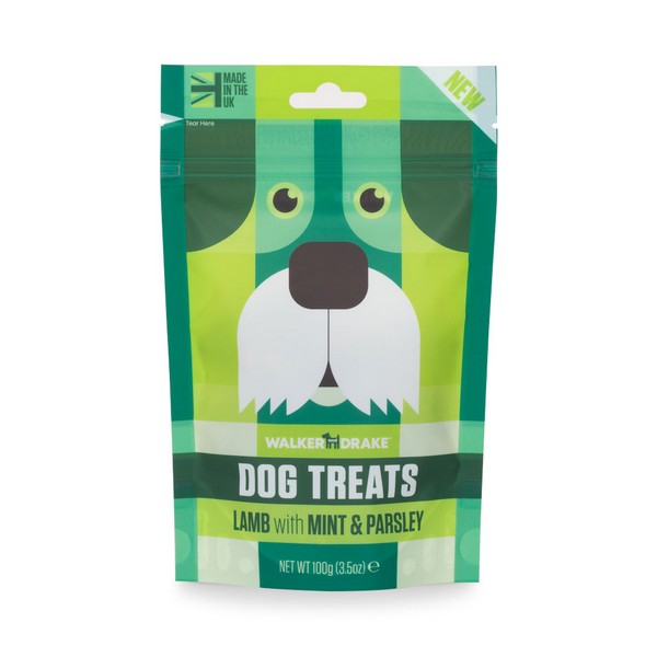 Walker and Drake - Lamb with Mint & Parsley, 100g Dog Treats