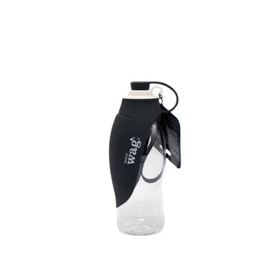 Henry Wag Water Bottle with Leaf Bowl Grey