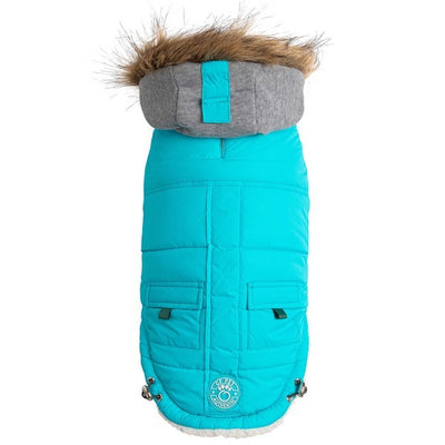 GF Pet Elasto-Fit Winter Sailor Parka Aqua Medium