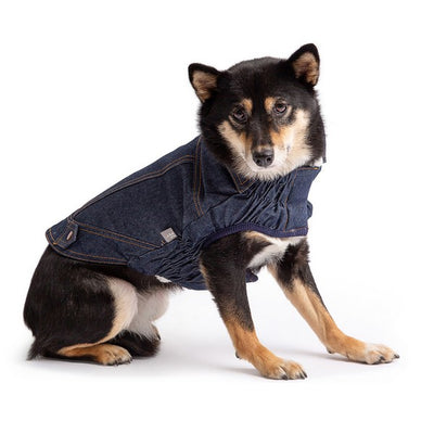 GF Pet Elasto-Fit Denim Dog Jacket Small