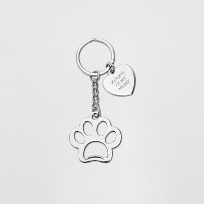 Oh So Precious Paw and Charm Keyring