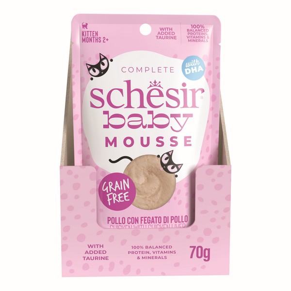 Schesir Baby Mousse Kitten Cat Chicken 70g